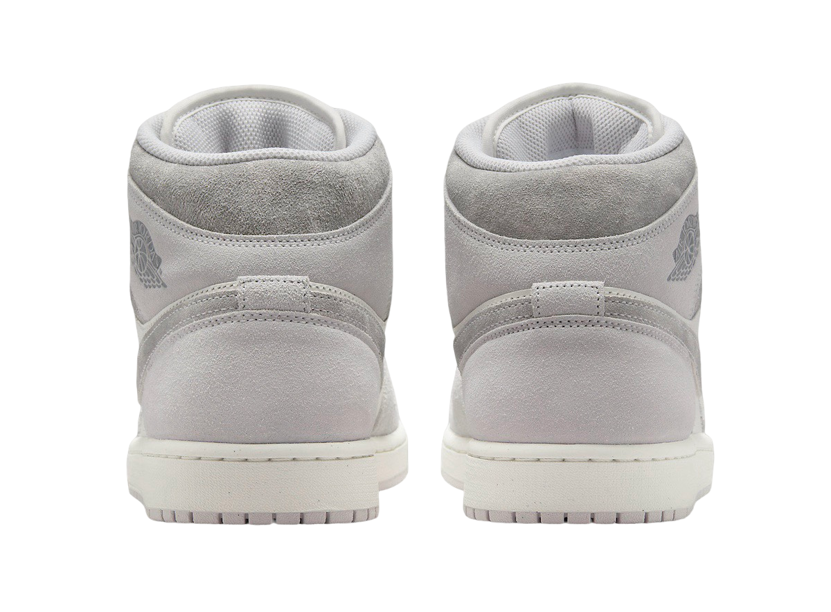 Air Jordan 1 Mid Grey Suede - Image 5