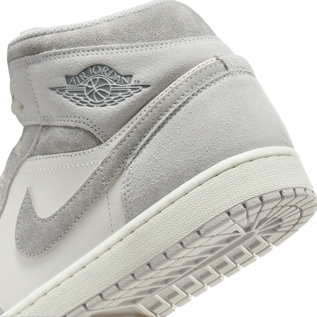 Air Jordan 1 Mid Grey Suede - Image 8