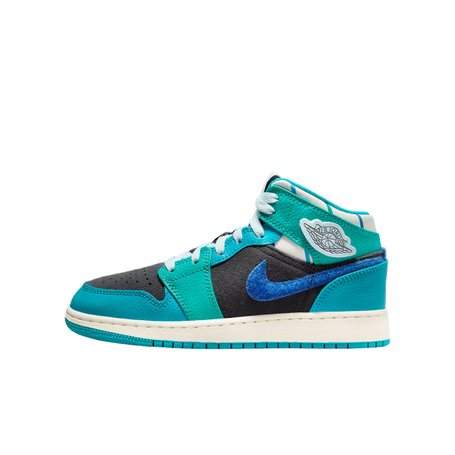 Air Jordan 1 Mid GS Anthracite / Aquatone - Image 2