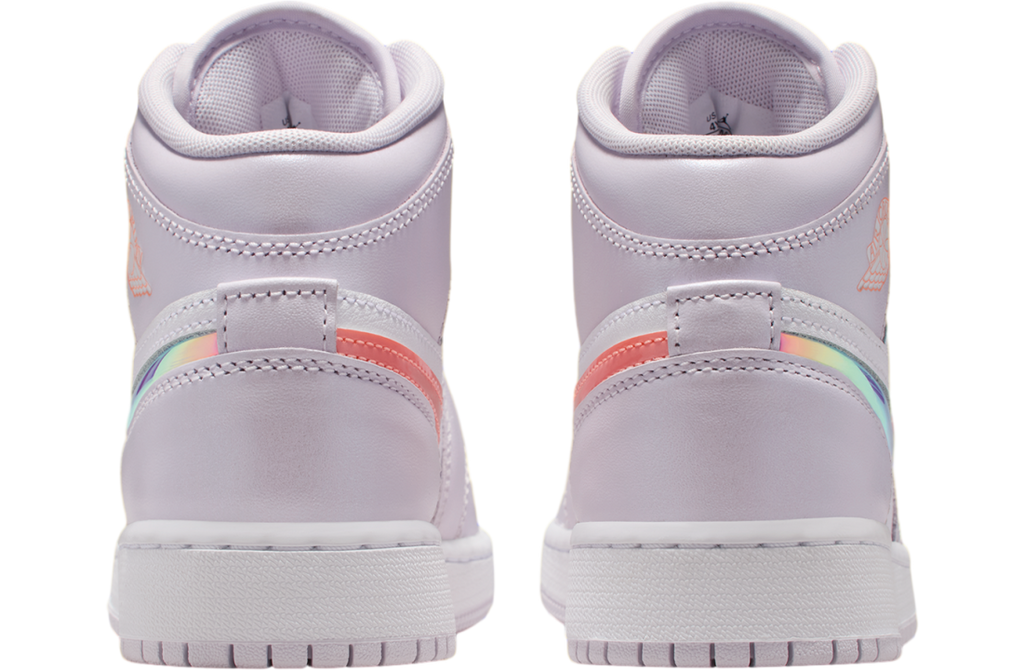 Air Jordan 1 Mid GS Barely Grape / White - Image 3