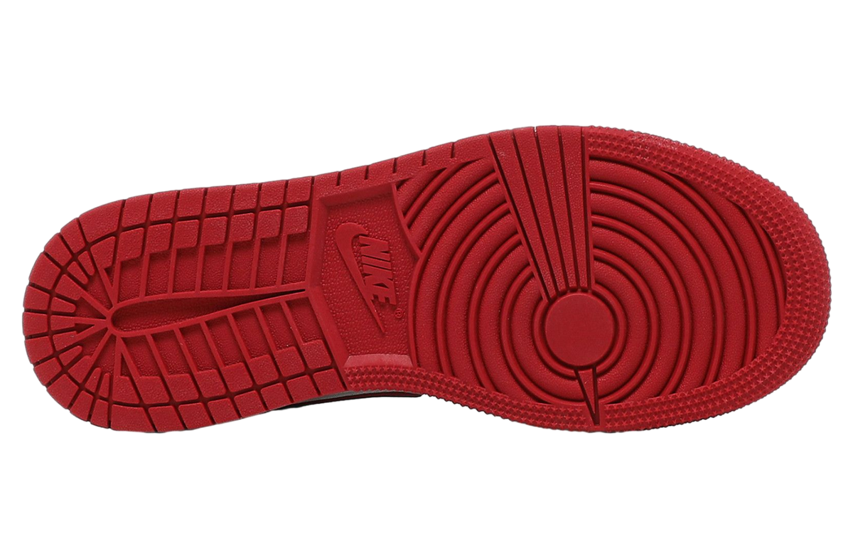 Air Jordan 1 Mid GS Black Gym Red 2021 - Image 3