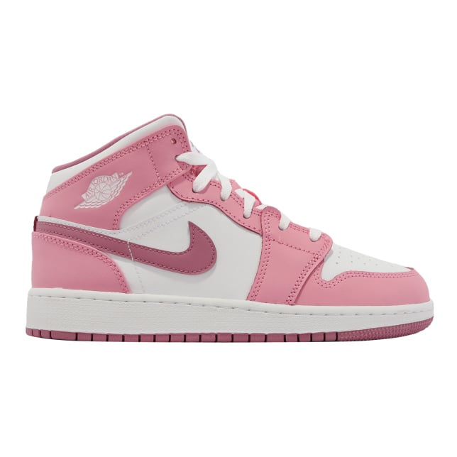 Air Jordan 1 Mid GS Coral Chalk - Image 5