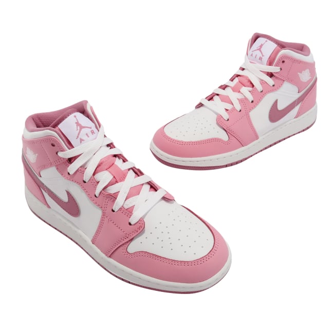 Air Jordan 1 Mid GS Coral Chalk - Image 7