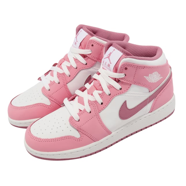 Air Jordan 1 Mid GS Coral Chalk - Image 8