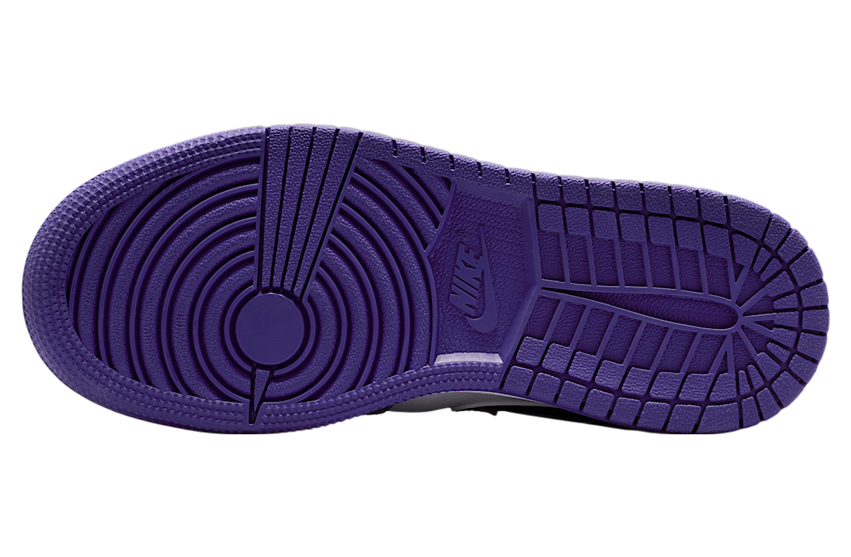 Air Jordan 1 Mid GS Dusty Amethyst / White - Image 2