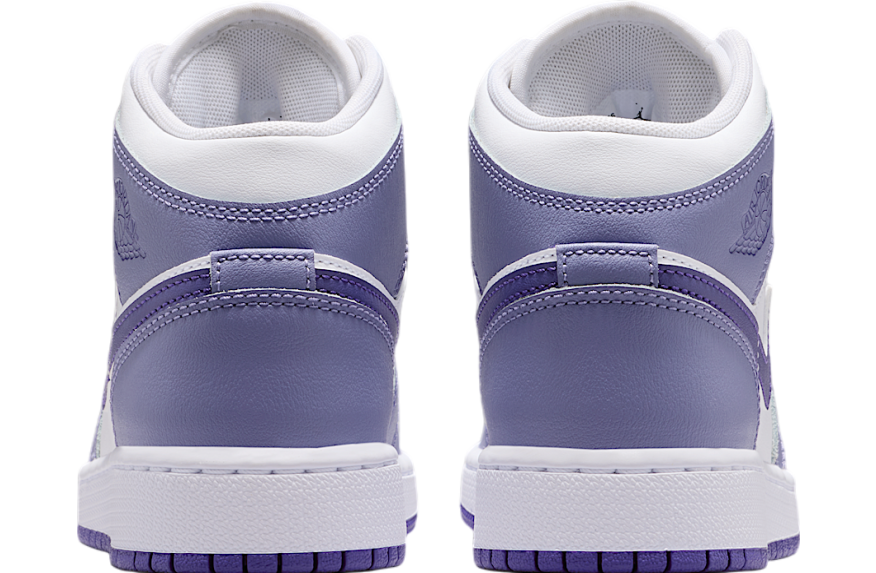 Air Jordan 1 Mid GS Dusty Amethyst / White - Image 6
