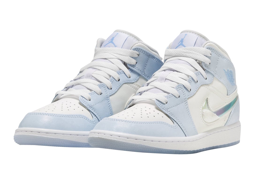 Air Jordan 1 Mid GS Glitter Swoosh - Image 2