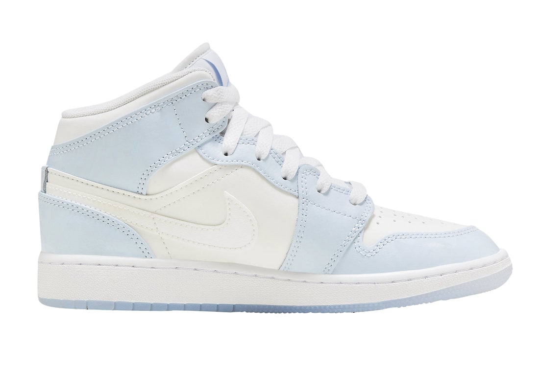 Air Jordan 1 Mid GS Glitter Swoosh - Image 3
