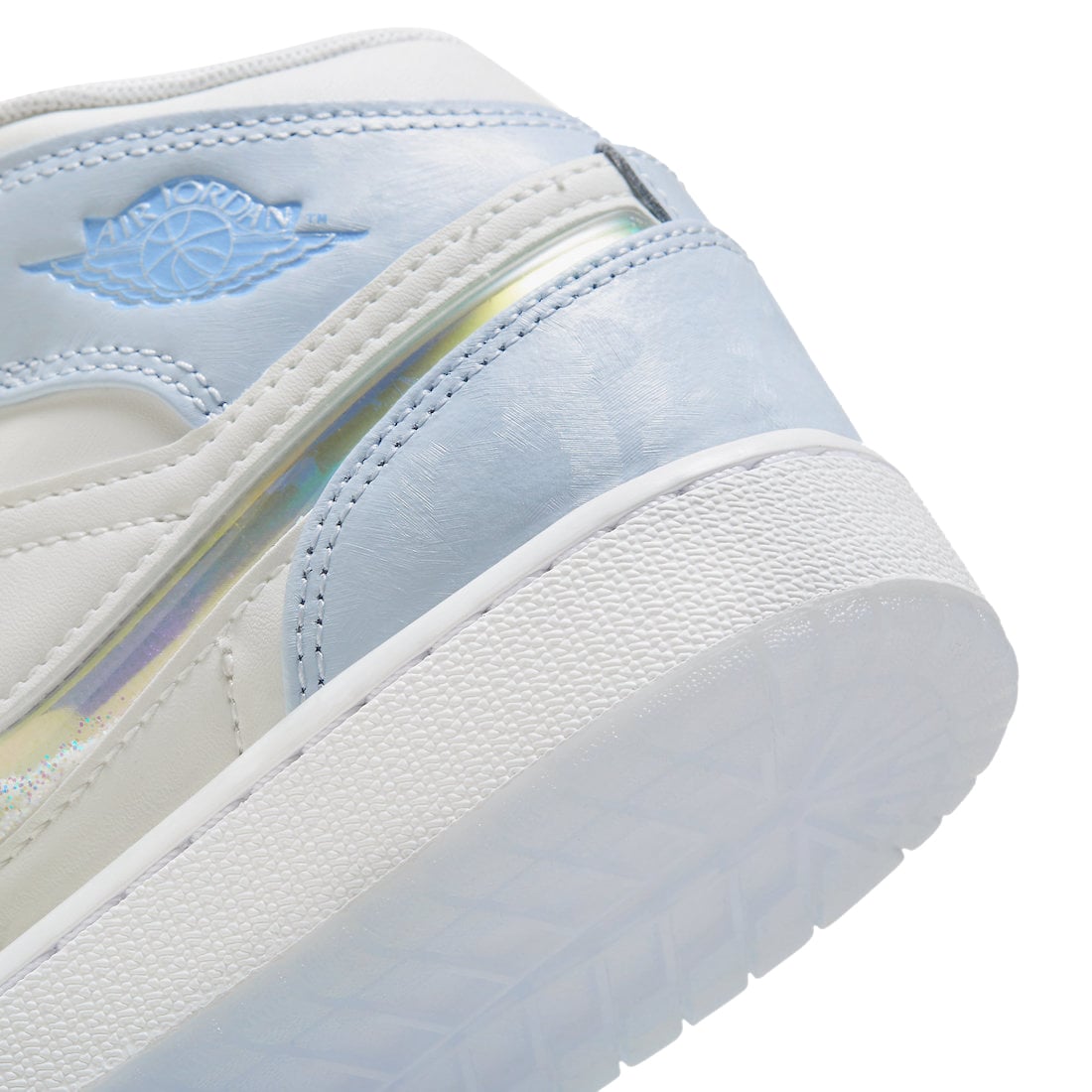Air Jordan 1 Mid GS Glitter Swoosh - Image 8