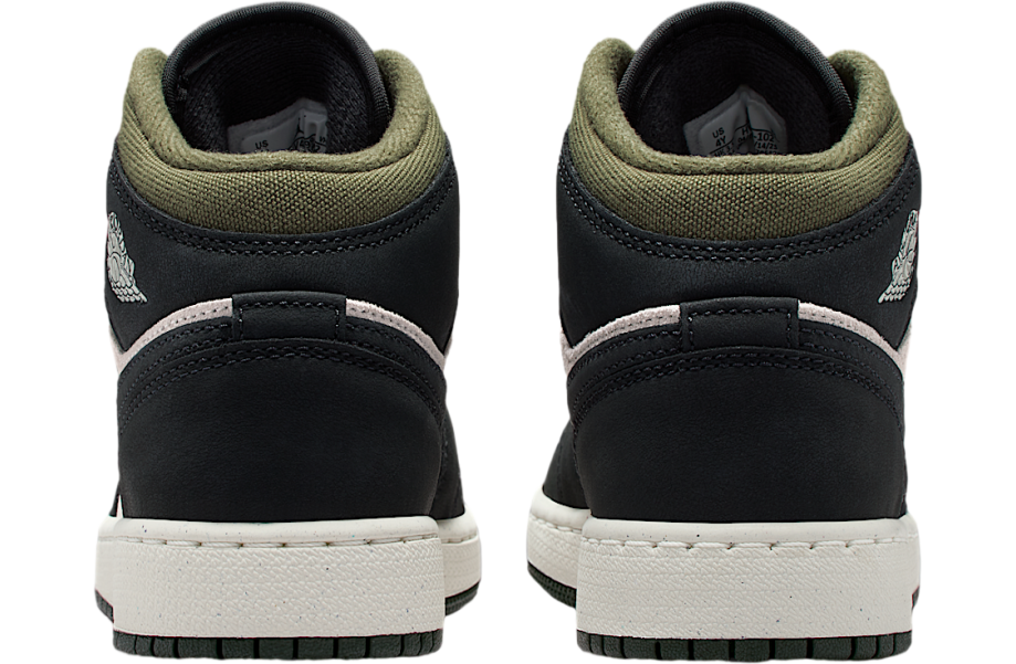 Air Jordan 1 Mid GS Light Orewood Brown / Medium Olive - Image 6