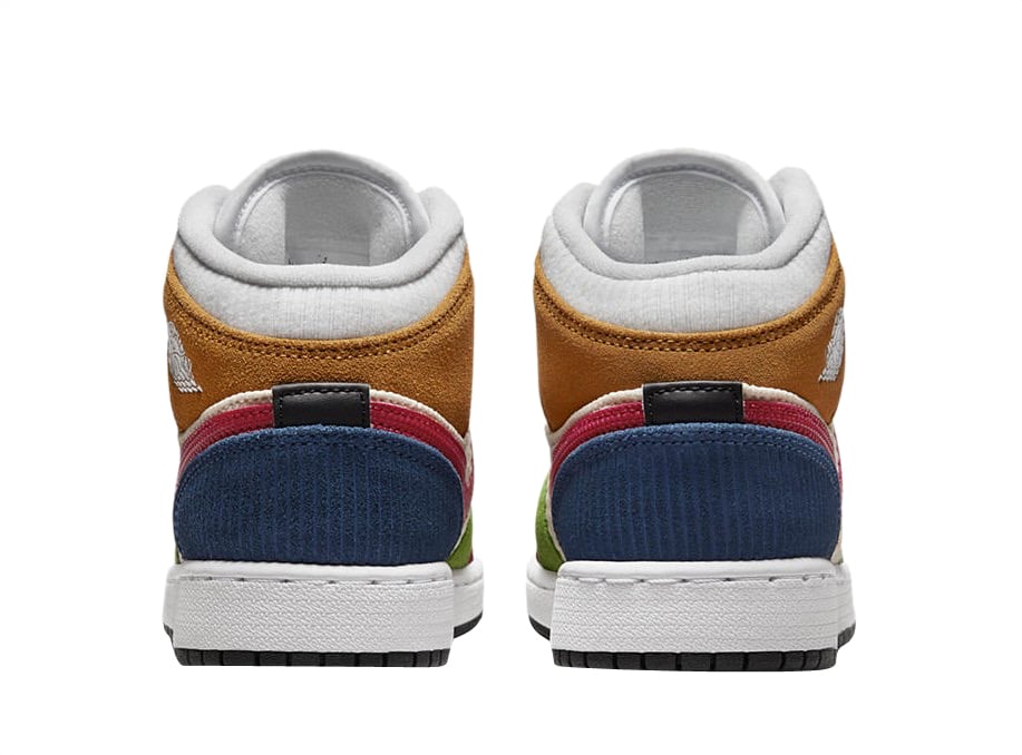Air Jordan 1 Mid GS Patchwork - Image 5