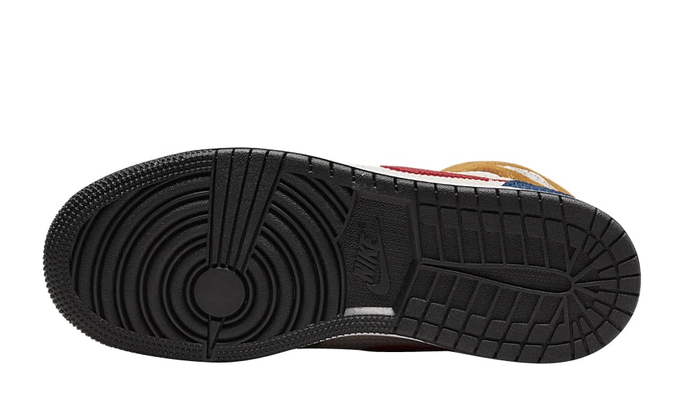 Air Jordan 1 Mid GS Patchwork - Image 6