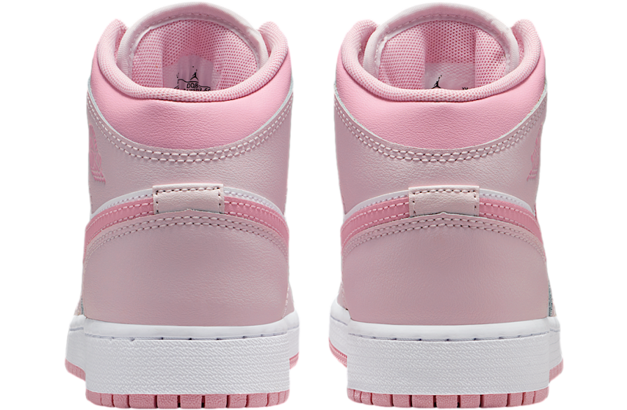 Air Jordan 1 Mid GS Pearl Pink / White - Image 6