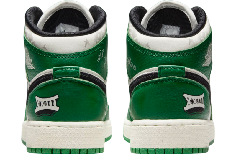 Air Jordan 1 Mid GS Pine Green / White - Image 5