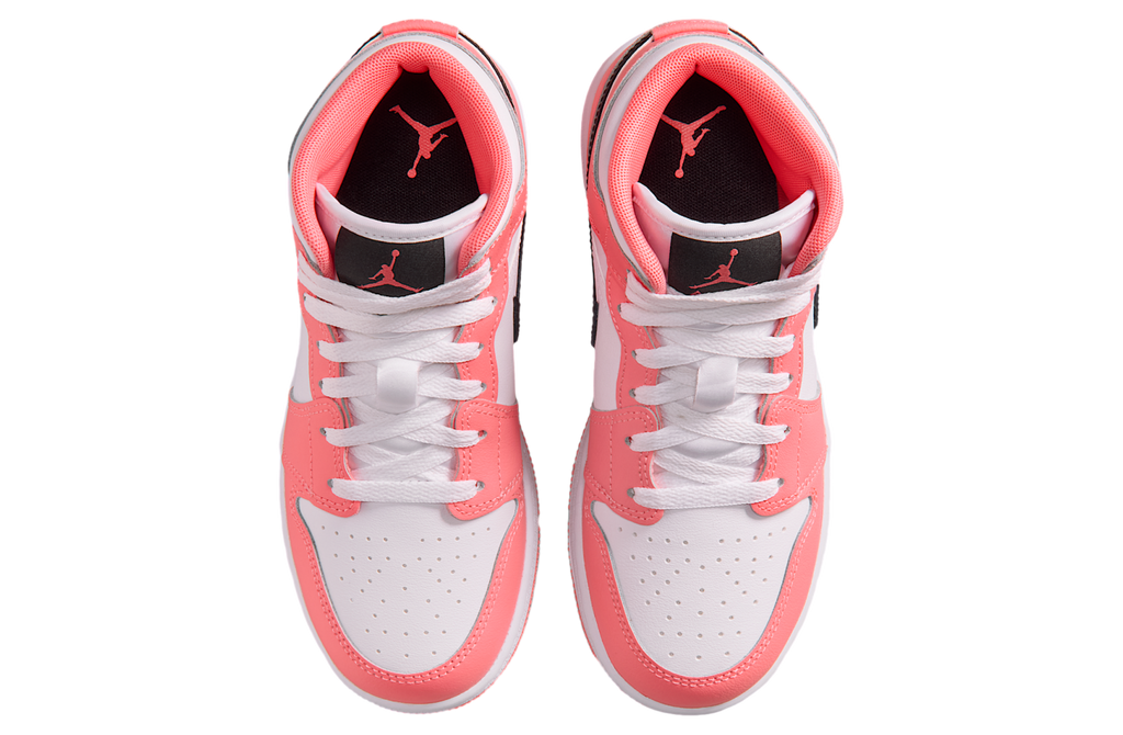 Air Jordan 1 Mid GS Pink Gaze / White - Image 4