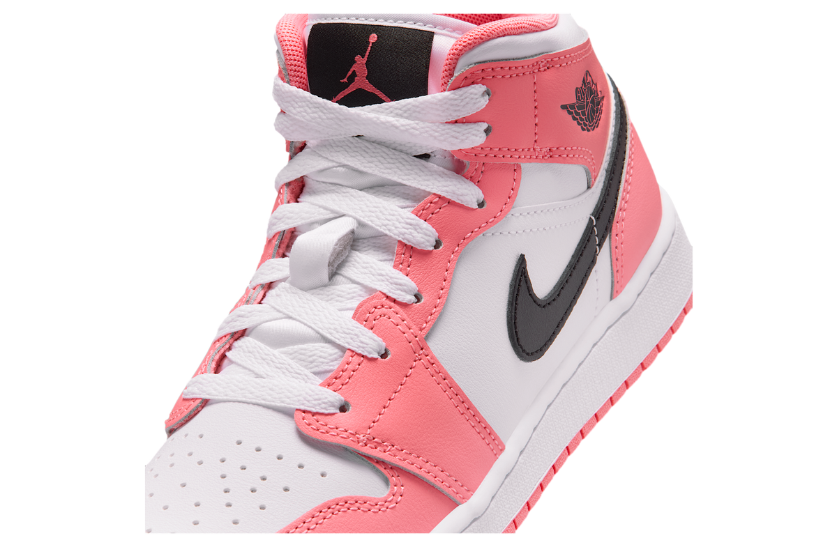 Air Jordan 1 Mid GS Pink Gaze / White - Image 7