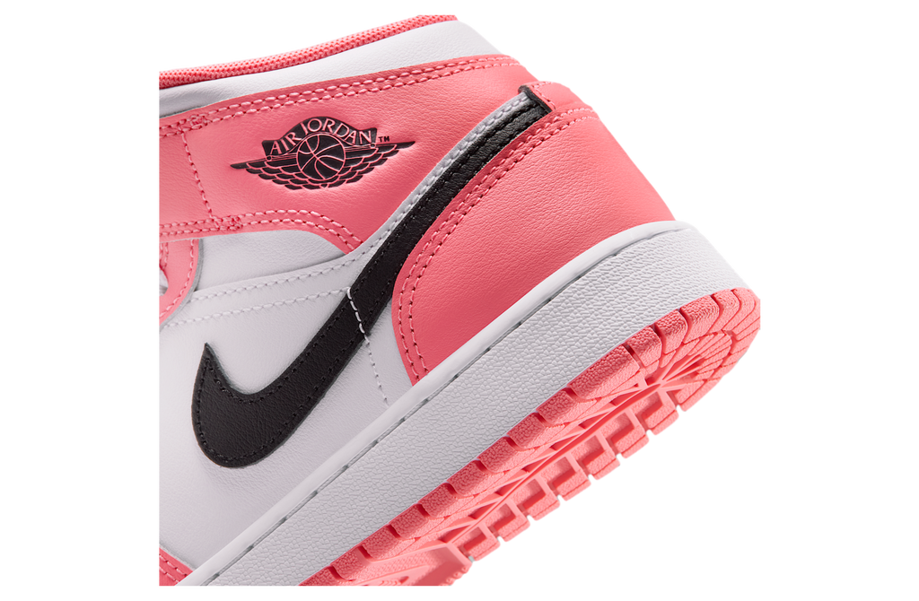 Air Jordan 1 Mid GS Pink Gaze / White - Image 8