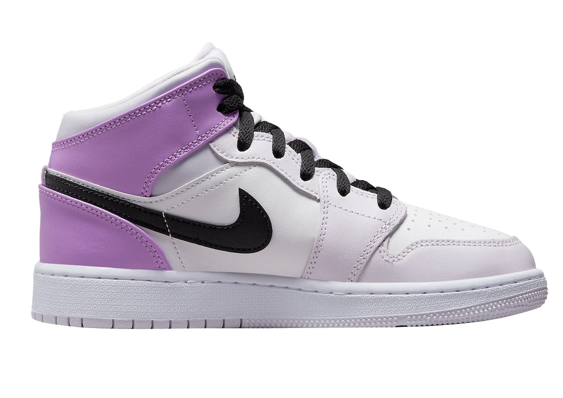 Air Jordan 1 Mid GS Pink Lavender - Image 3