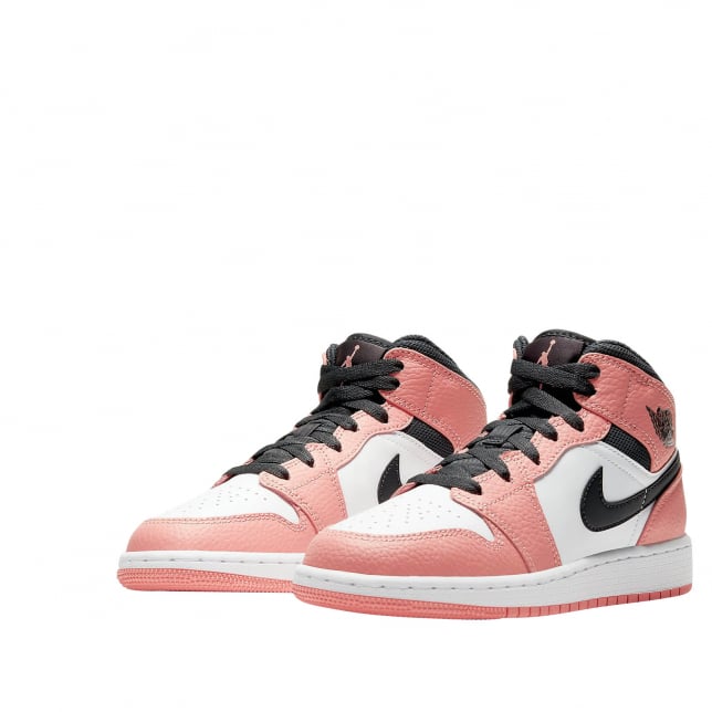 Air Jordan 1 Mid GS Pink Quartz - Image 6