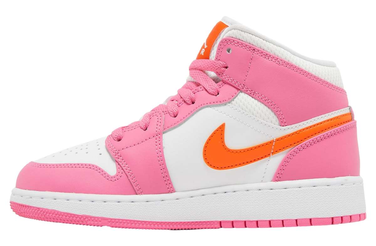 Air Jordan 1 Mid GS Pinksicle Orange - Image 2