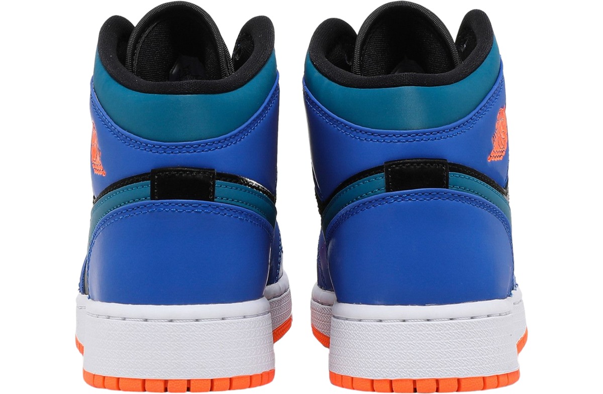Air Jordan 1 Mid GS Racer Blue - Image 4