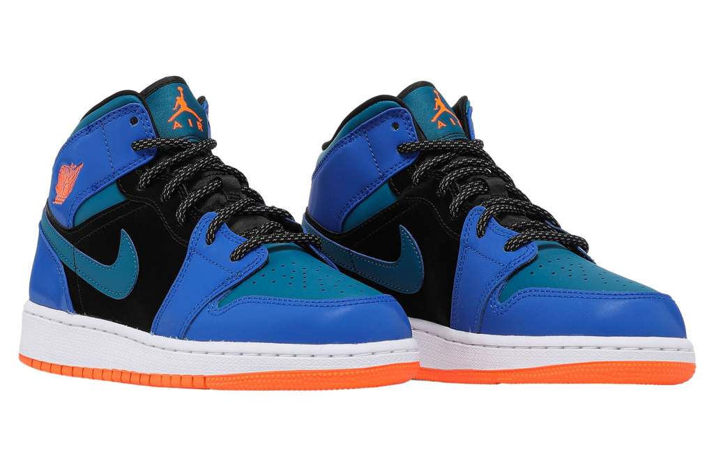 Air Jordan 1 Mid GS Racer Blue - Image 5