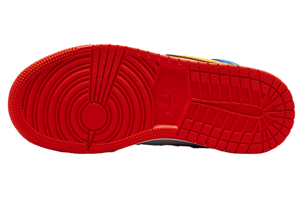 Air Jordan 1 Mid GS Racer Blue / Gold - Image 2