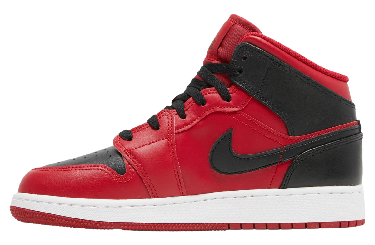 Air Jordan 1 Mid GS Reverse Bred - Image 2