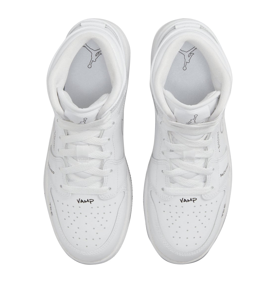 Air Jordan 1 Mid GS Schematic - Image 3
