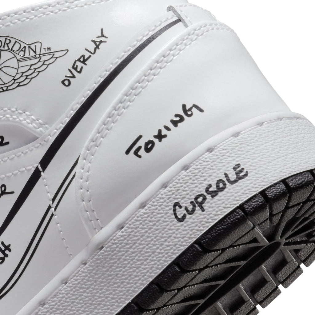 Air Jordan 1 Mid GS Schematic - Image 7