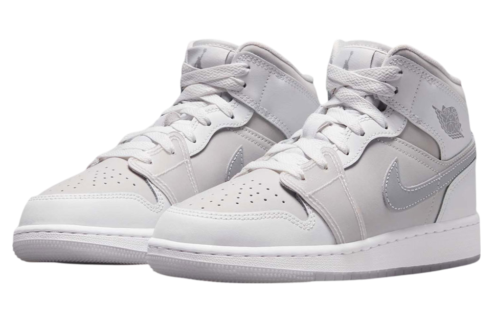 Air Jordan 1 Mid GS Summit White / Photon Dust - Image 2