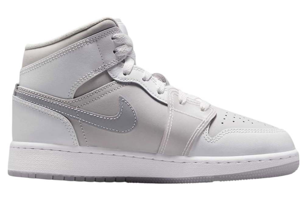 Air Jordan 1 Mid GS Summit White / Photon Dust - Image 3