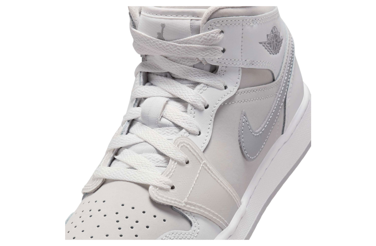 Air Jordan 1 Mid GS Summit White / Photon Dust - Image 7