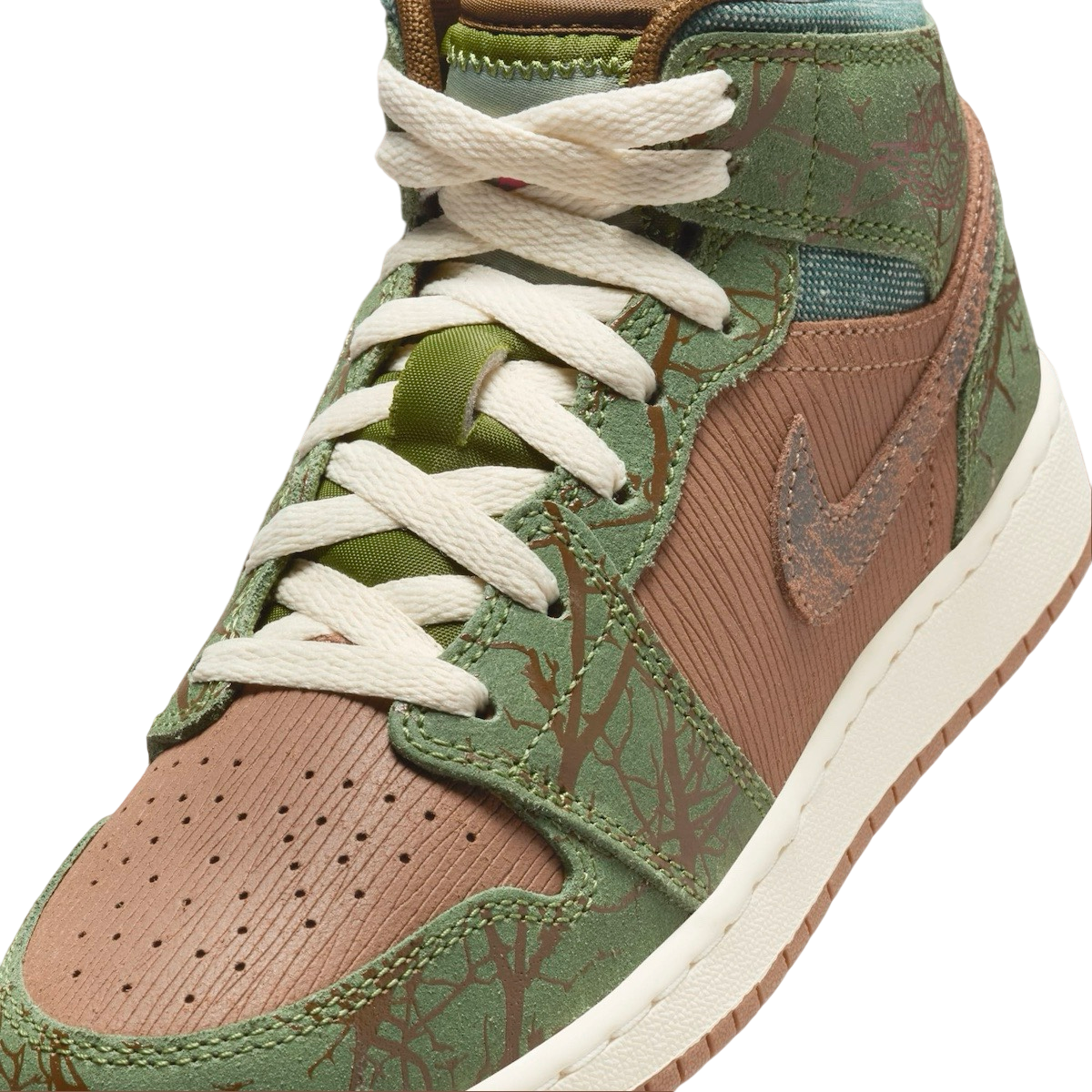 Air Jordan 1 Mid GS Treeline - Image 7