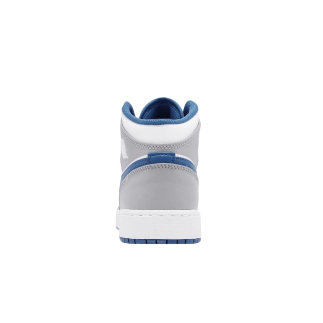 Air Jordan 1 Mid GS True Blue Cement - Image 3