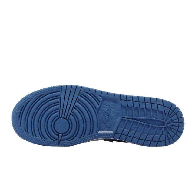 Air Jordan 1 Mid GS True Blue Cement - Image 4