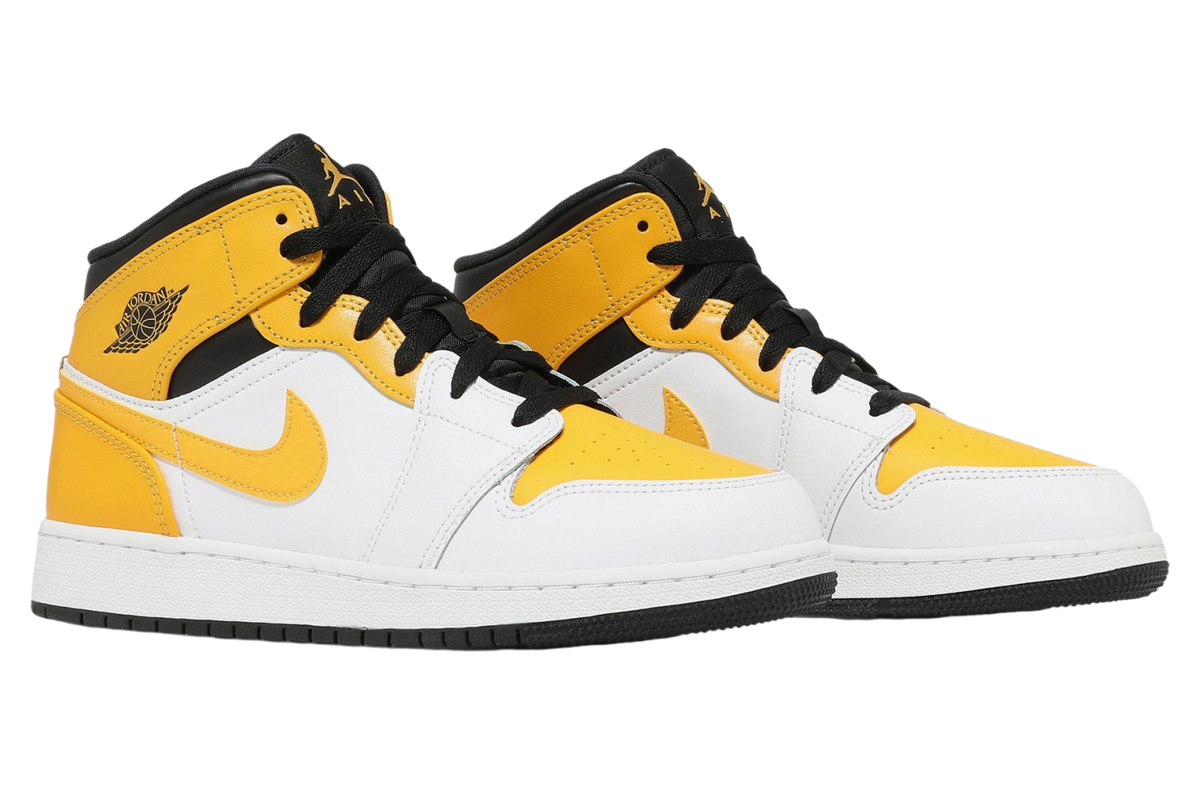Air Jordan 1 Mid GS University Gold - Image 5