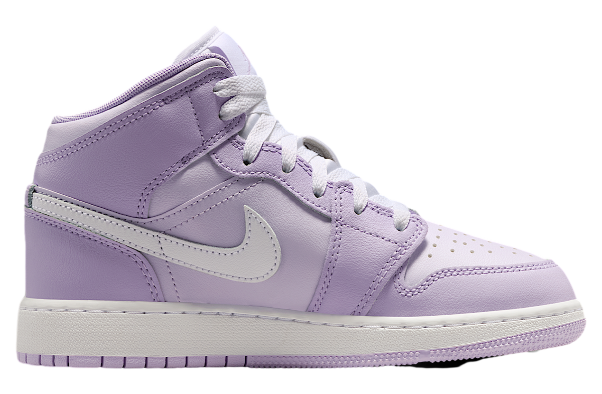 Air Jordan 1 Mid GS Violet Mist / Barely Grape - Image 3