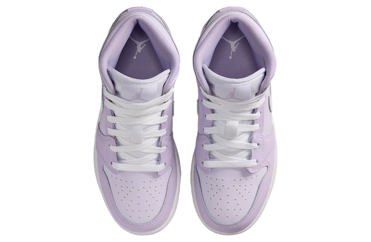 Air Jordan 1 Mid GS Violet Mist / Barely Grape - Image 4