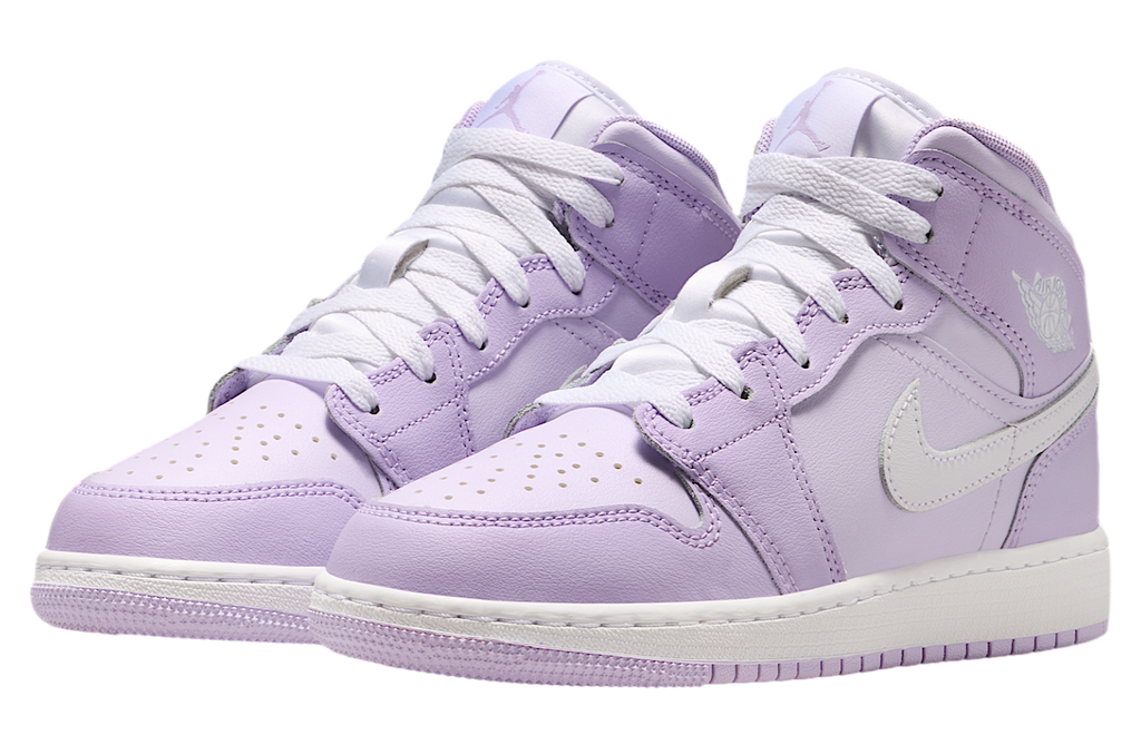 Air Jordan 1 Mid GS Violet Mist / Barely Grape - Image 5