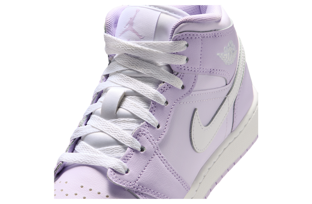 Air Jordan 1 Mid GS Violet Mist / Barely Grape - Image 7