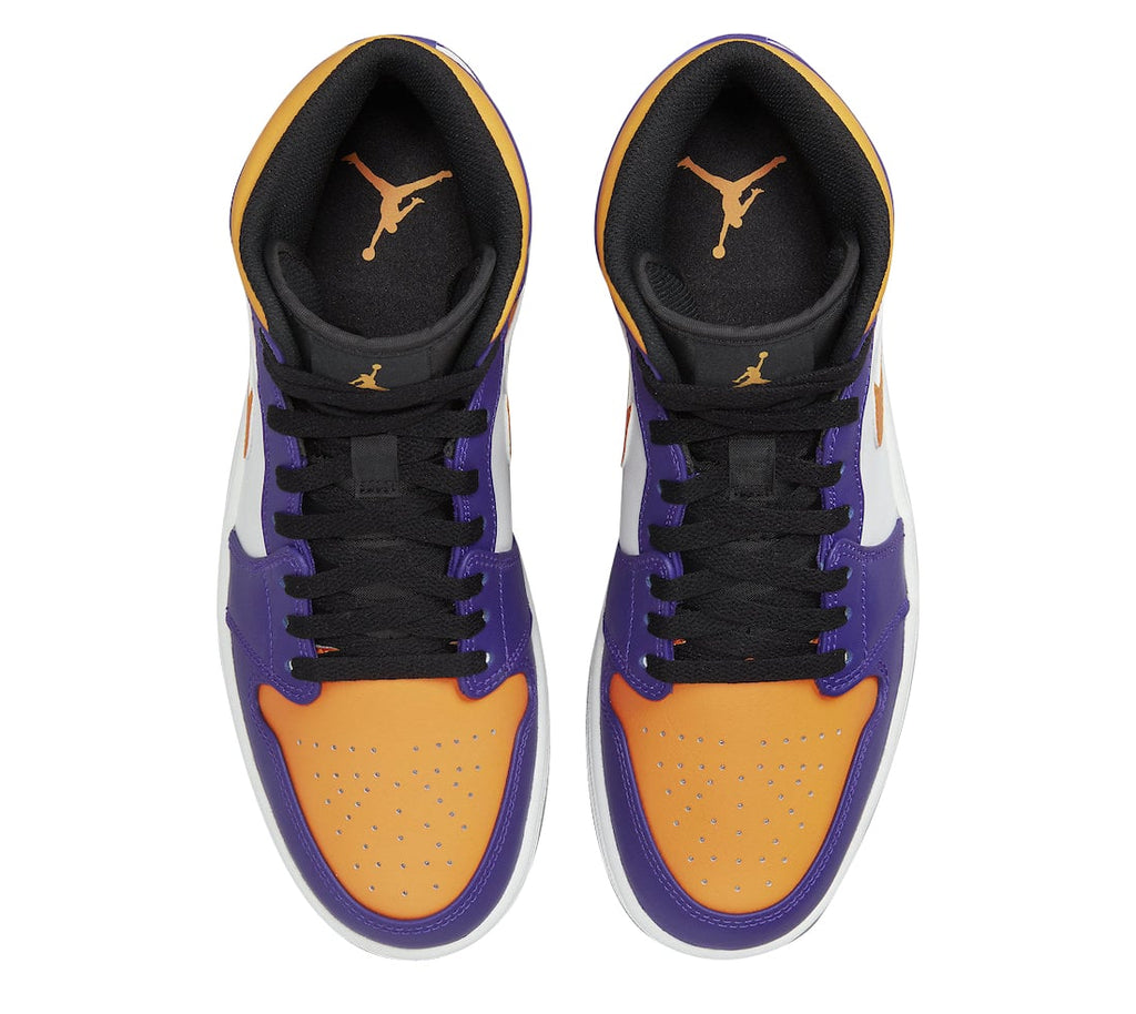 Air Jordan 1 Mid Lakers - Image 4