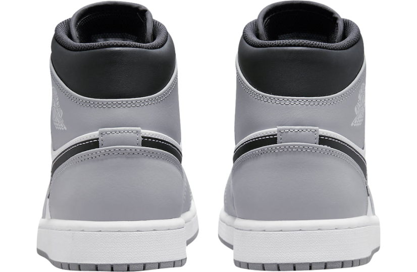 Air Jordan 1 Mid Light Smoke Grey - Image 5