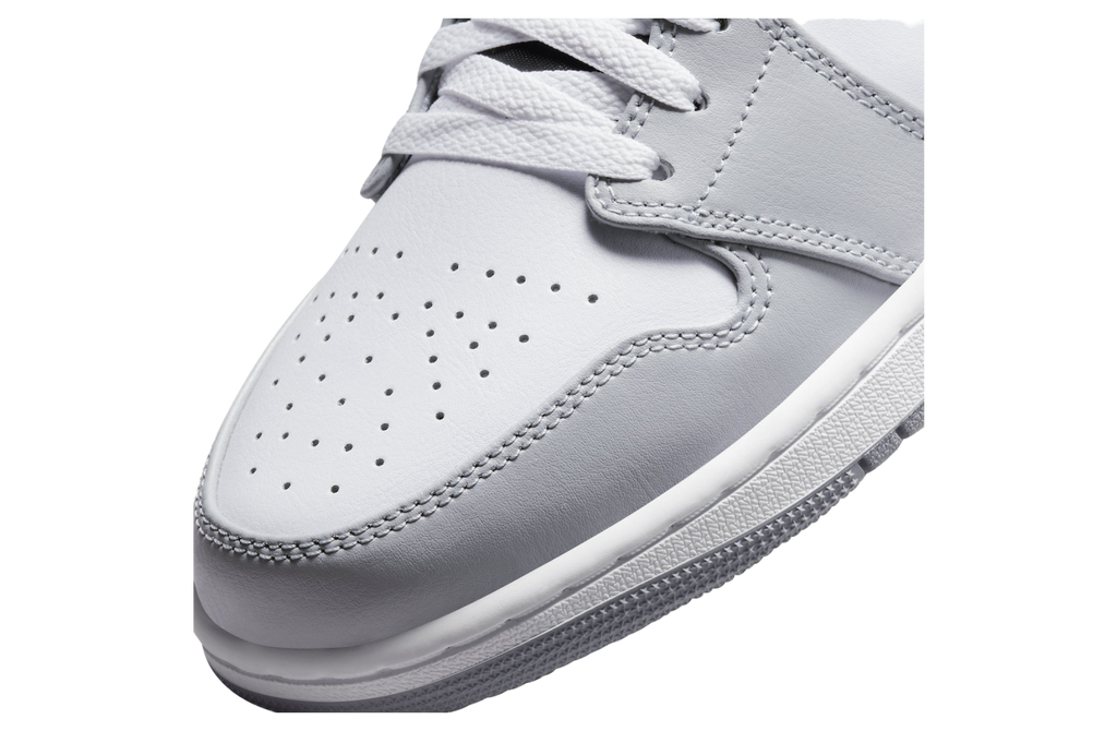 Air Jordan 1 Mid Light Smoke Grey - Image 7