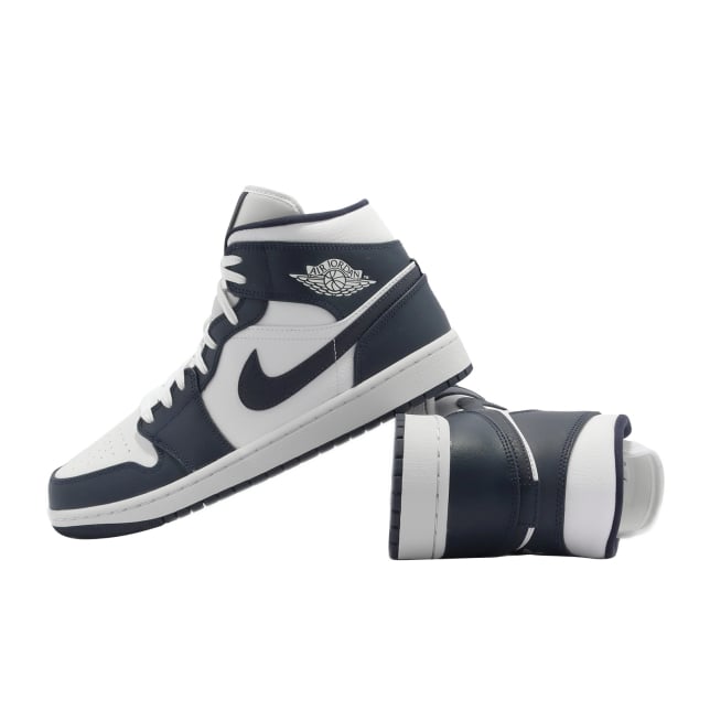 Air Jordan 1 Mid Metallic Gold Obsidian - Image 6