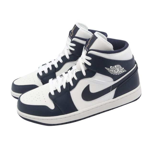 Air Jordan 1 Mid Metallic Gold Obsidian - Image 8