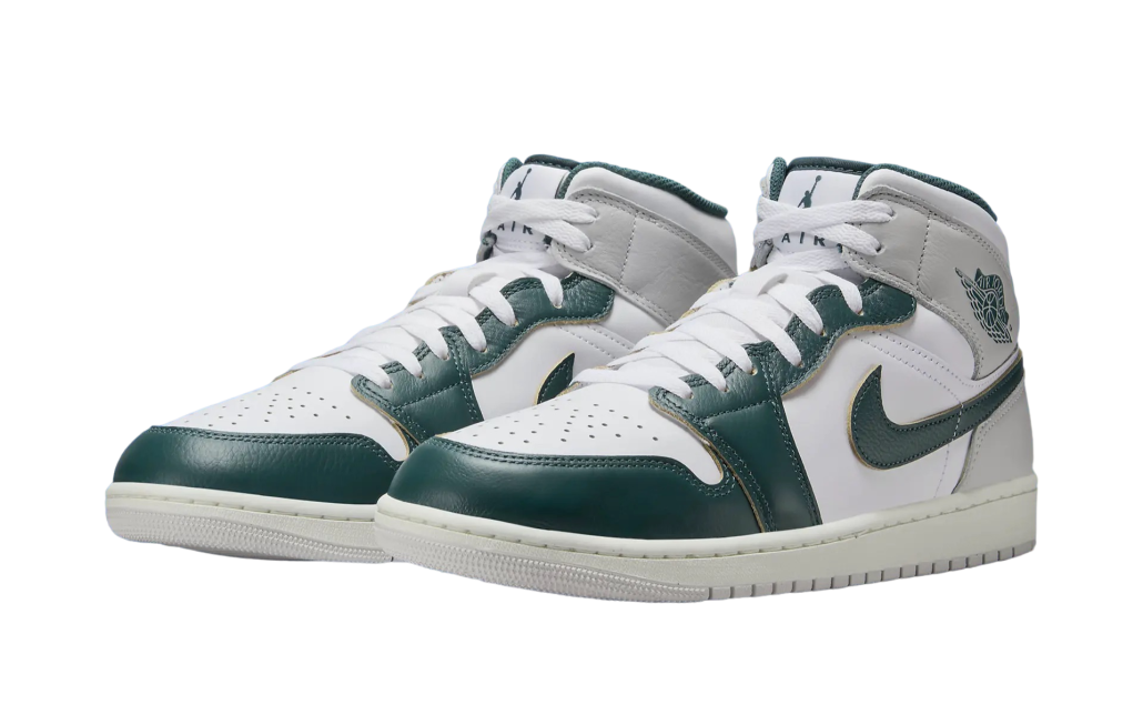Air Jordan 1 Mid Oxidized Green - Image 2