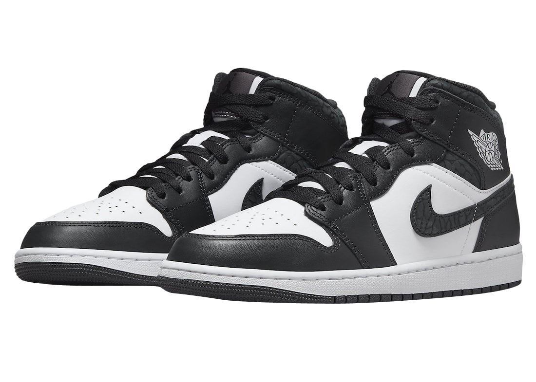 Air Jordan 1 Mid Panda Elephant - Image 2