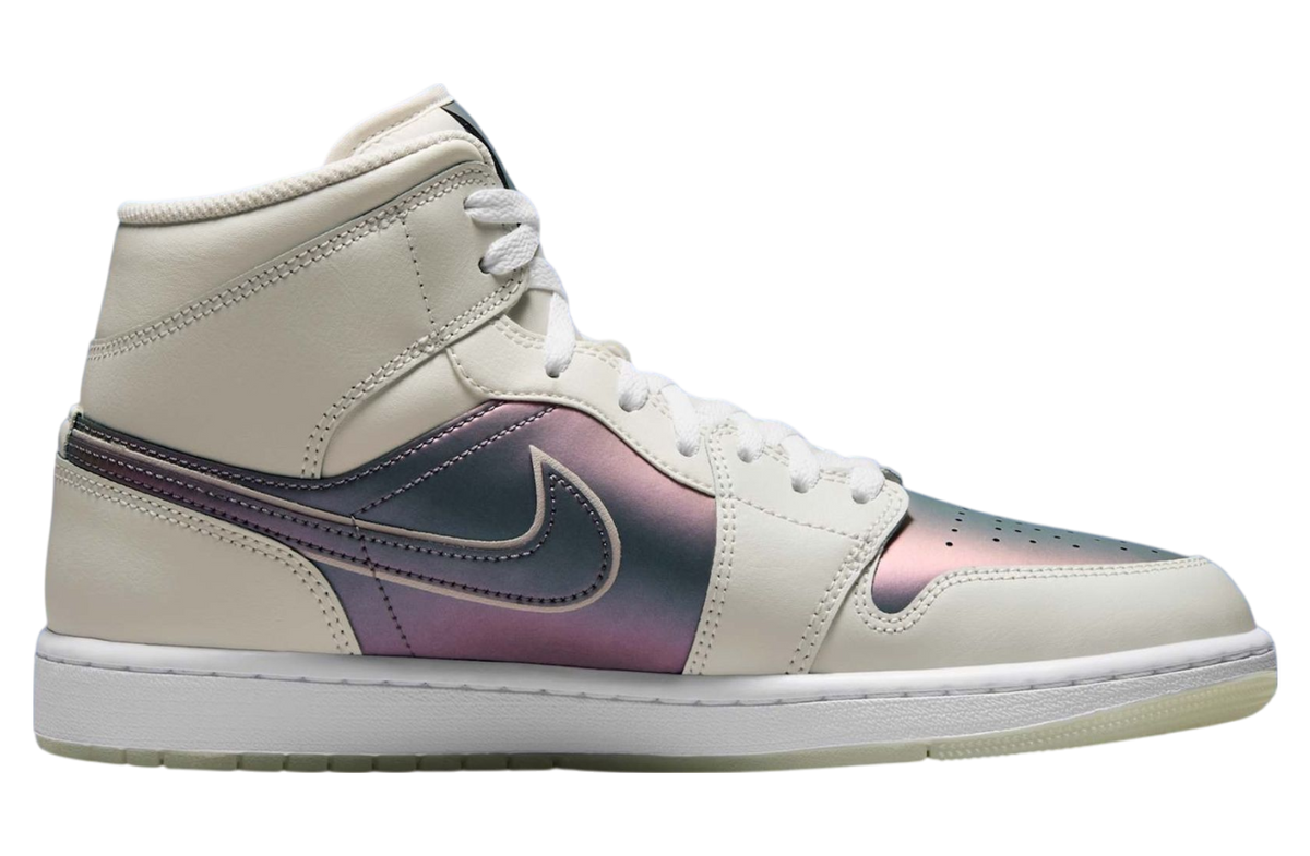 Air Jordan 1 Mid Phantom / White - Image 2