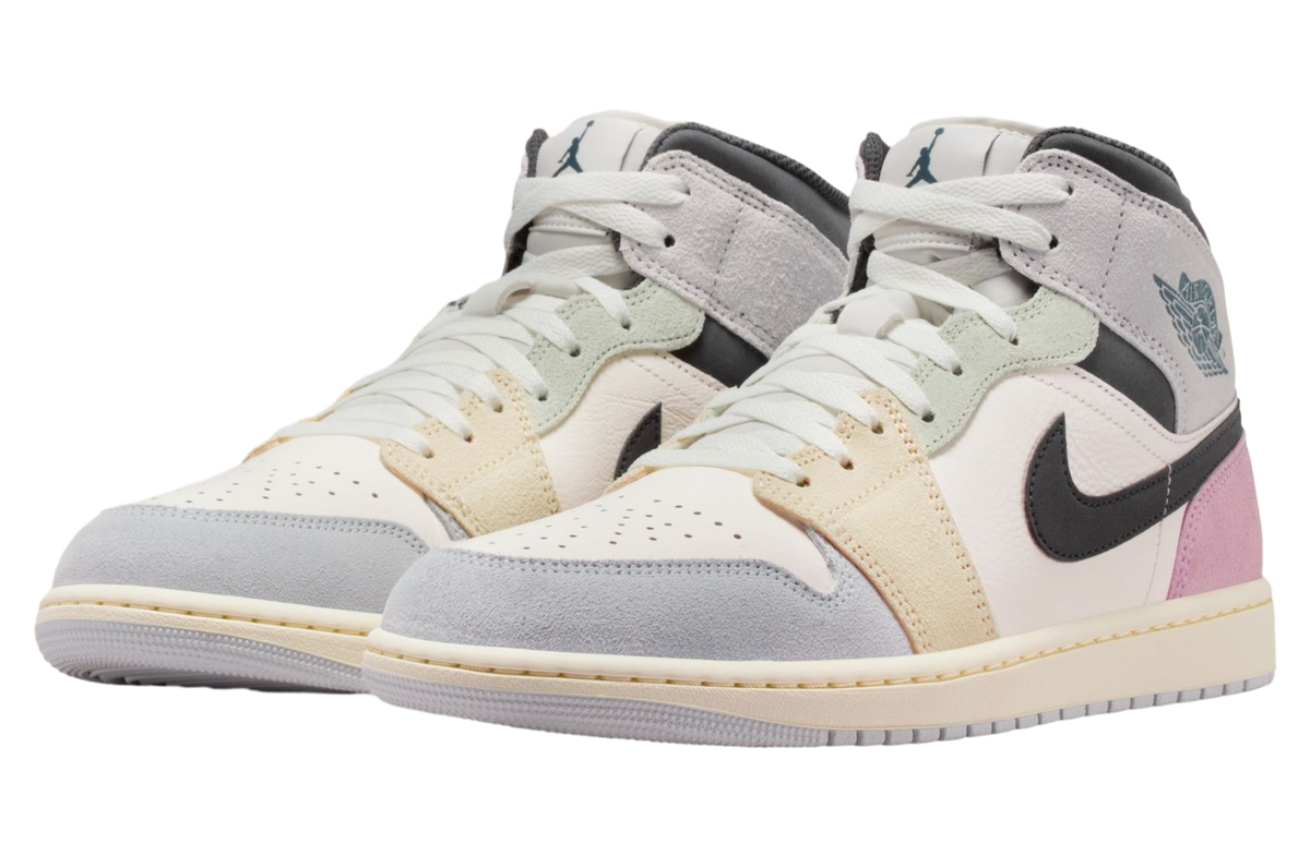 Air Jordan 1 Mid Sail / Iced Jade - Image 2
